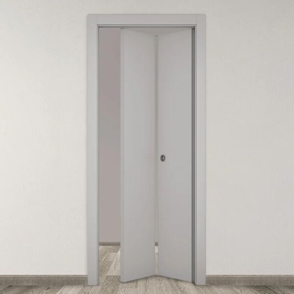 cooplegno porta pieghevole a libro simmetrica cinder grigio l 70 x h 210 cm destra