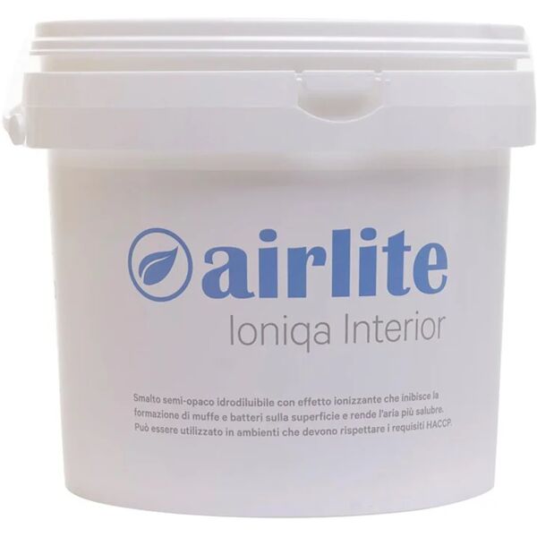 airlite pittura per interni,  ioniqa bianco opaco, 2 l