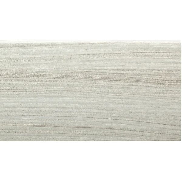 leroy merlin battiscopa idrofugo in mdf verniciato palissandro bianco spessore 10 x h 80 x l 2400 mm, 5 pezzi