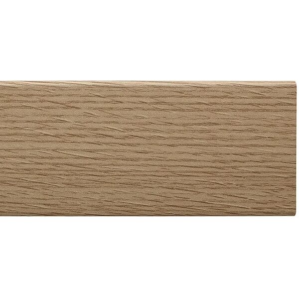 leroy merlin coprifilo per porta da interno in mdf colore rovere  p 10 x h 65 x l 2250 mm, 5 pezzi