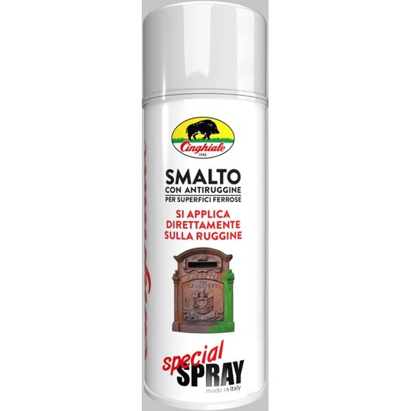 leroy merlin smalto spray antiruggine acrilico grigio lucido ral7035 0.4 l