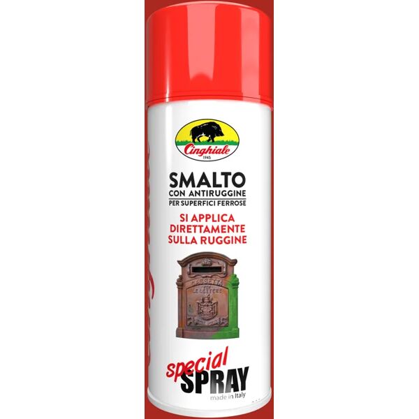 leroy merlin smalto spray antiruggine acrilico rosso lucido ral3000 0.4 l