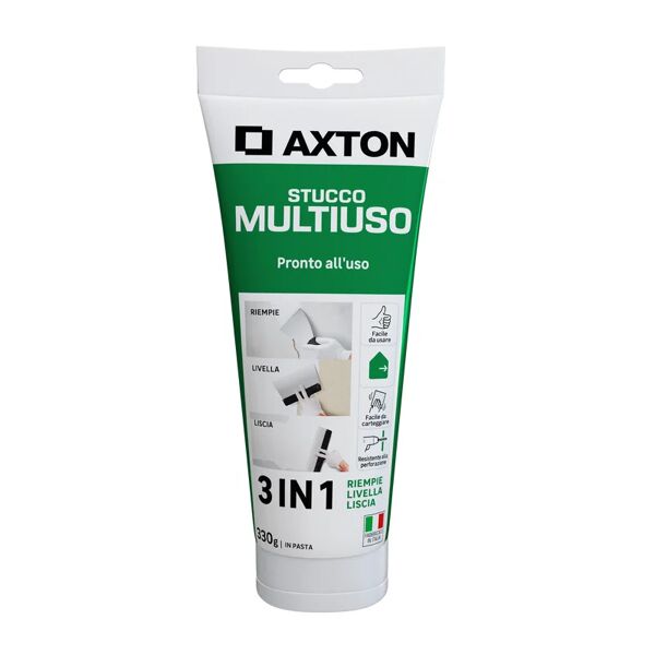 axton stucco in pasta per interno  stucco in pasta multiuso 330 g bianco