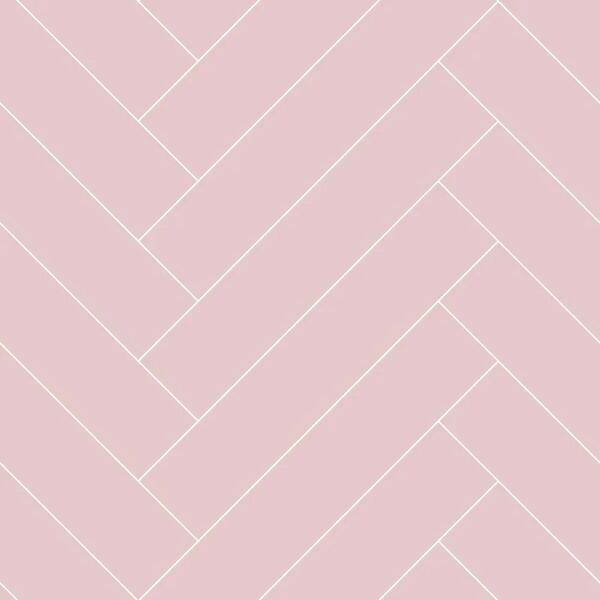 esta carta da parati art deco parquet rosa, 53 cm x 10.05 m