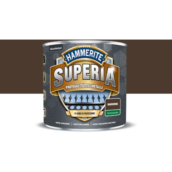 hammerite vernice da esterno  superia marrone 0.75 l