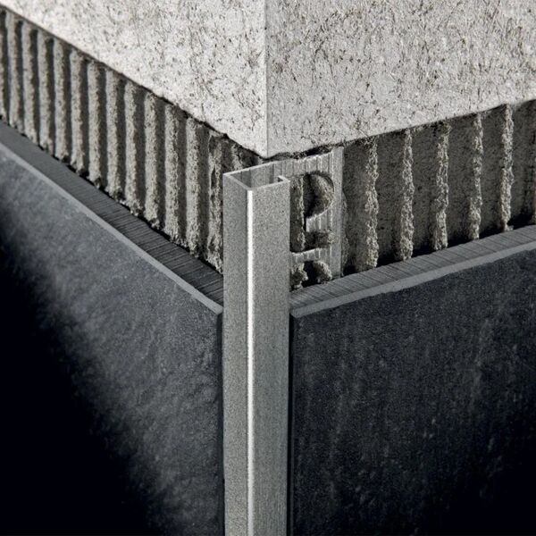 leroy merlin profilo angolare esterno in alluminio projolly square sp 10 mm l 270 cm stone grey