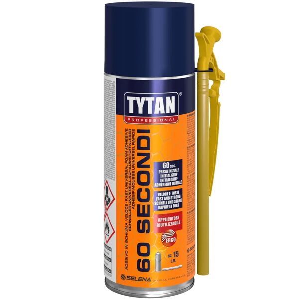 tytan schiuma adesiva  rapida 60 secondi per fissare 300 ml