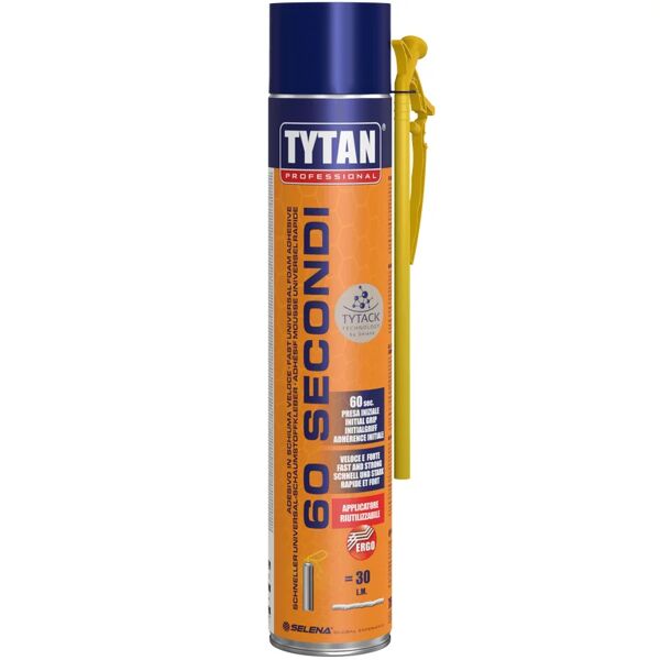 tytan schiuma adesiva  rapida 60 secondi per fissare 750 ml