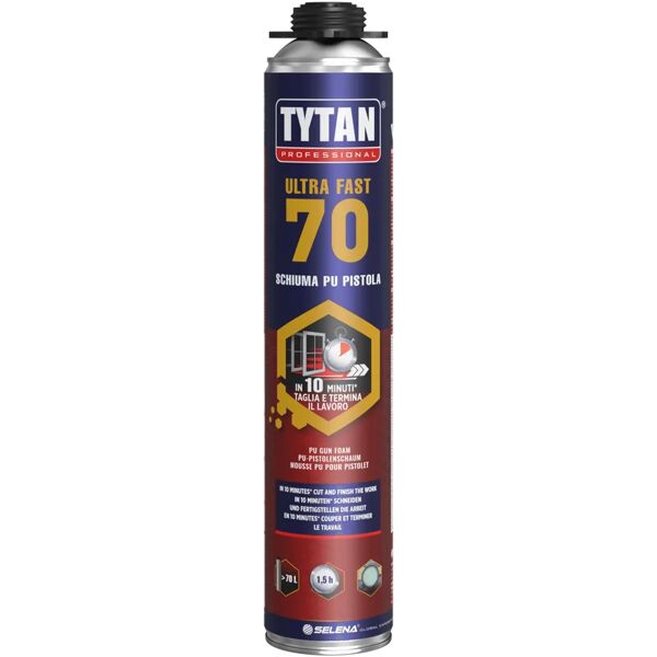 tytan schiuma espansa poliuretanica  ultra fast 70 per isolare 300 ml