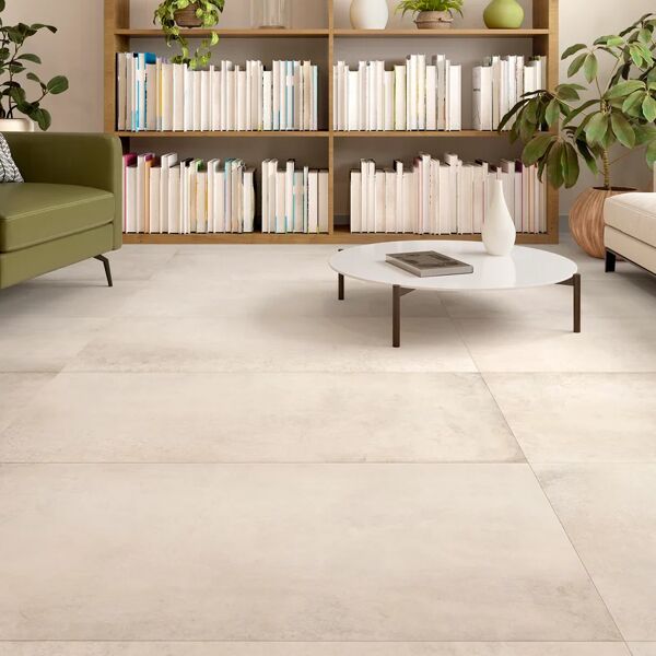 artens piastrella da pavimento e rivestimento interno rettificato halb beige in gres porcellanato smaltato grigio 59.8 x 119.8 cm, sp 9 mm traffico intenso (pei 4/5) r9