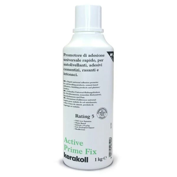kerakoll fondo per pittura  active prime fix base acqua migliora l'aderenza per tutti i tipi di supporto 0.99 l