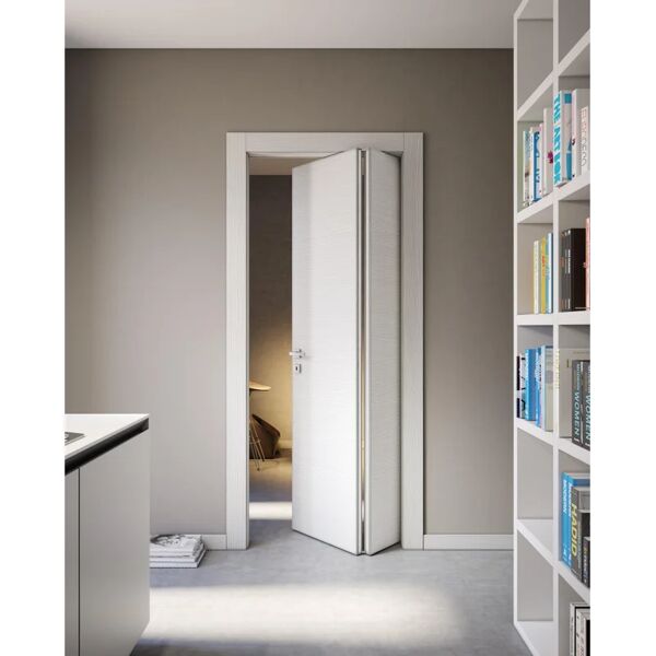 leroy merlin porta pieghevole a libro asimmetrica rimini bianco matrix l 70 x h 210 cm destra