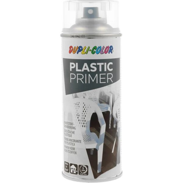 dupli color fondo spray per plastica base solvente  plastic primer trasparente 0.4 l