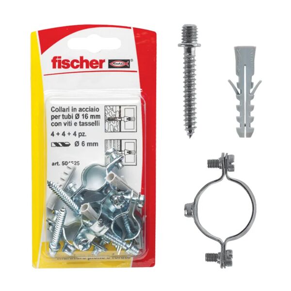 fischer collari d26 k fissatubi (3 pz.)