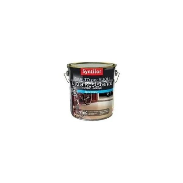 no brand syntilor - smalto per suoli ultra resistente aquarethane ardesia cod. 618 500 ml