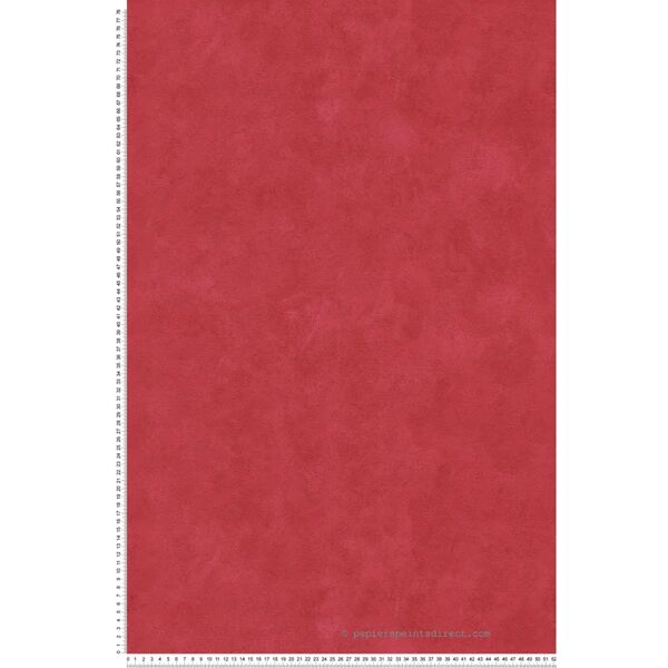 as creation carta da parati liscia con effetto pittorica rosso scuro - 53 cm x 10,05 m - a.s. création