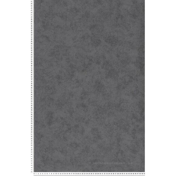 as creation carta da parati liscia grigio e nero - 53 cm x 10,05 m - livingwalls