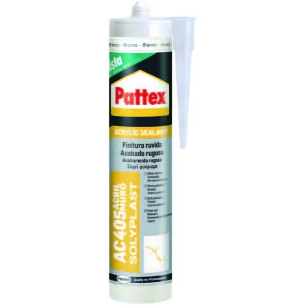 henkel pattex sigillante sista ac405 acril muro ruvido bianco - ml.300 bianco