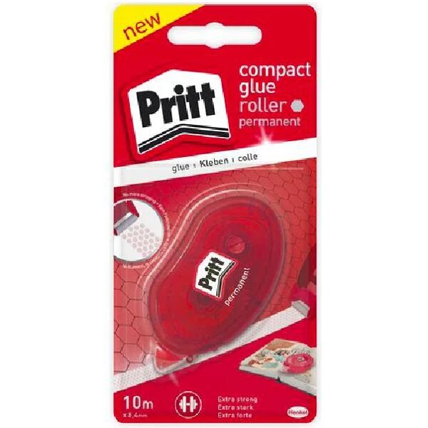 henkel 2110050 roller compact colla permanente pritt 8.4 mm x 10 mt di lunghezza - 2110050