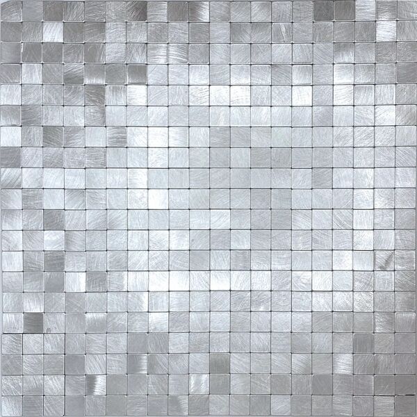 leroy merlin mosaico adesivo alluminio aosta - spessore 4 mm, confezione da 4 fogli