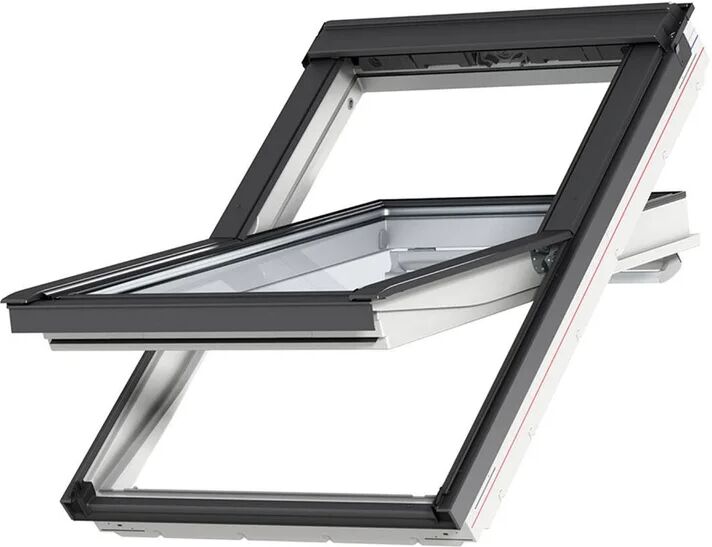 velux finestra da tetto (faccia inclinata)  ggu uk08 0068 manuale l 134 x h 140 cm bianco