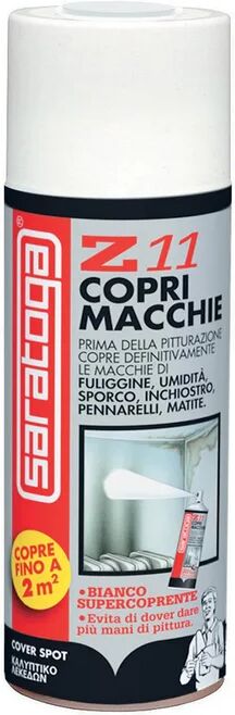 saratoga fondo per pittura  z11 coprimacchie base solvente per parete a secco 0.4 l