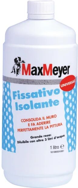 maxmeyer fissativo per pittura  isolante base acqua per parete a secco 1 l