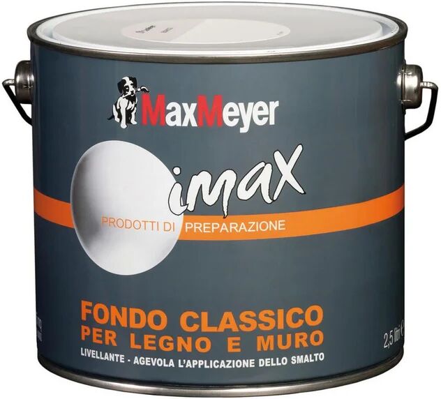 maxmeyer fondo per pittura  imax base solvente per parete a secco 2.5 l