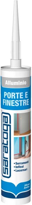 saratoga silicone sigillante  porte e finestre allumino 280 ml