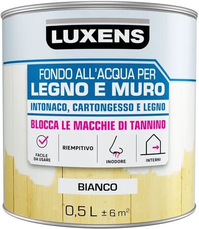 luxens fondo per pittura  base acqua per parete a secco 0.5 l