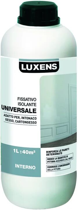 luxens fissativo per pittura  isolante base acqua per parete a secco 1 l