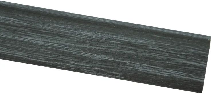 progress profiles profilo di finitura top adesivo per lvt nero l 3 x l 90 cm