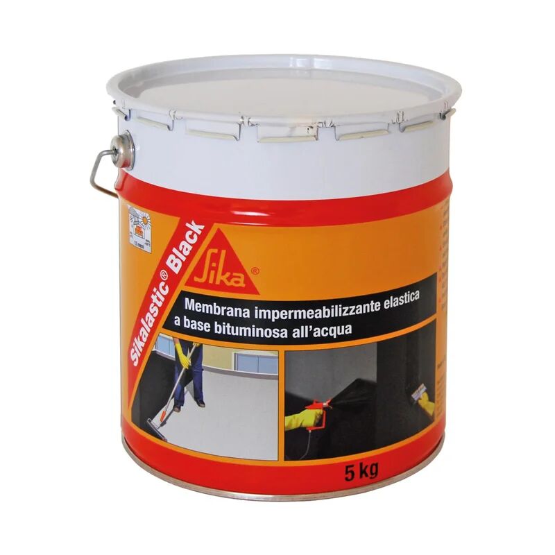 sika membrana liquida  lastic black 5 kg