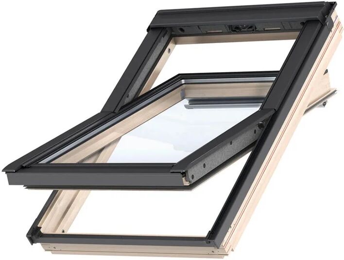 velux finestra da tetto (faccia inclinata)  ggl uk08 3068 manuale l 134 x h 140 cm pino