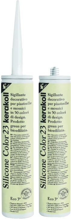 kerakoll silicone sigillante  fugabella eco 23 beige chiaro 310 ml