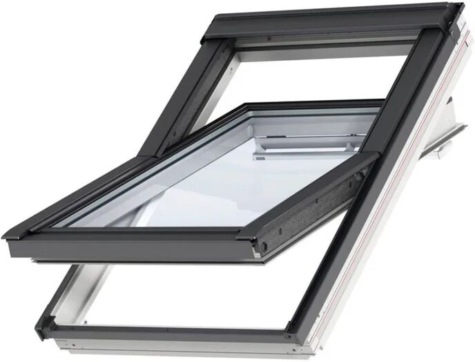 velux finestra da tetto (faccia inclinata)  ggl uk04 2070 manuale l 134 x h 98 cm bianco