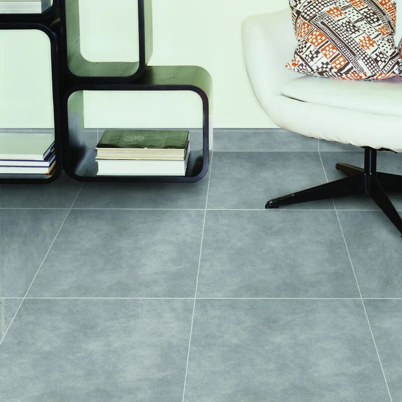 gambini group piastrella da pavimento e rivestimento interno nice in gres porcellanato grigio 45.5 x 45.5 cm, sp 9 mm traffico intenso (pei 4/5) r9