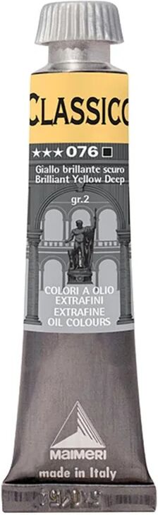 maimeri colore a olio  classico 0.2 l giallo brillante scuro