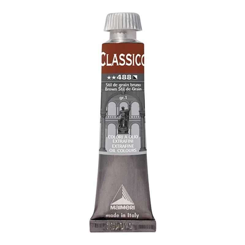 maimeri colore a olio  classico 0.2 l stil de grain bruno