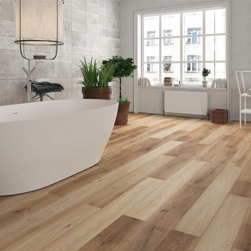 artens pavimento laminato passaggio importante oak natural marrone resistente all'acqua sp 8mm