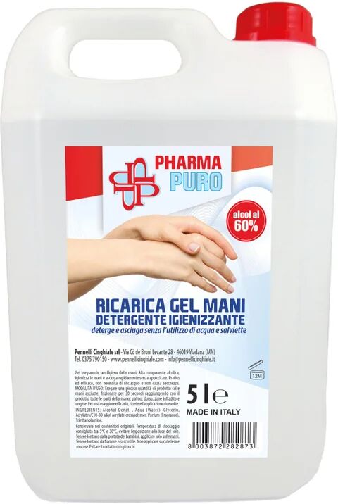 leroy merlin gel detergente per le mani pharma puro 5 l