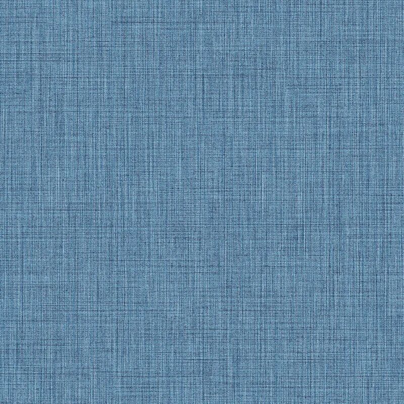 leroy merlin carta da parati gioia linen blu, 53 cm x 10.05 m