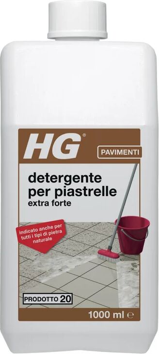 hg detergente pavimenti  detergente piastrelle extra forte- 20 1 l