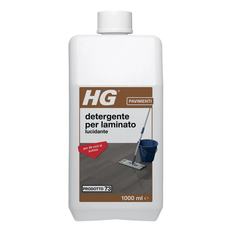 hg detergente per pavimenti in laminato  brillante 1 l