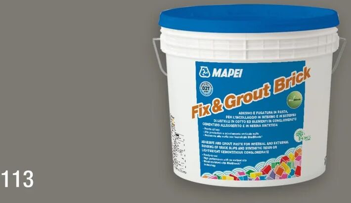 mapei colla in pasta fix & grout 113  grigio