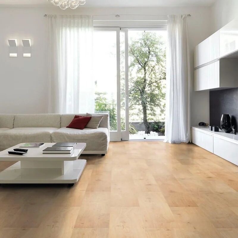 classen pavimento laminato passaggio importante oak natural bianco resistente all'acqua sp 8mm