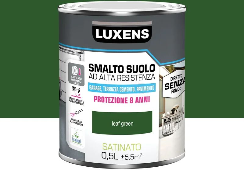 luxens vernice pavimento  verde 0.5 l