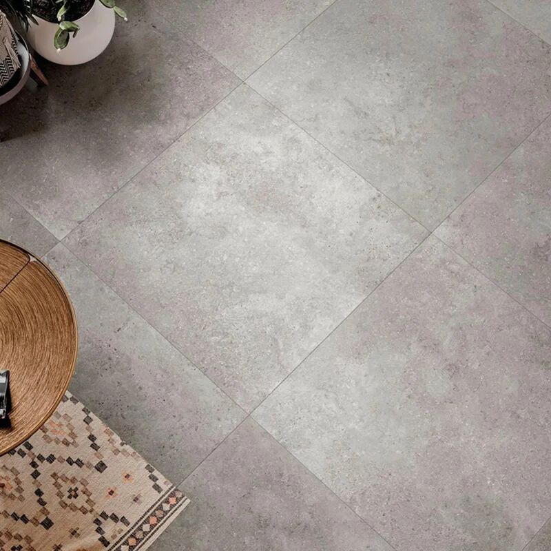 tuscania ceramiche piastrella da pavimento e rivestimento interno colosseo in gres porcellanato grigio 30.8 x 61.5 cm, sp 9 mm traffico intenso (pei 4/5) r11