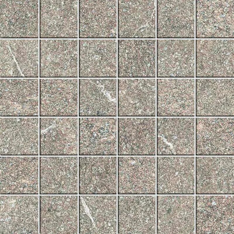 atlas concorde solution mosaico gres porcellanato magma cenere grigio sp. 8 mm.