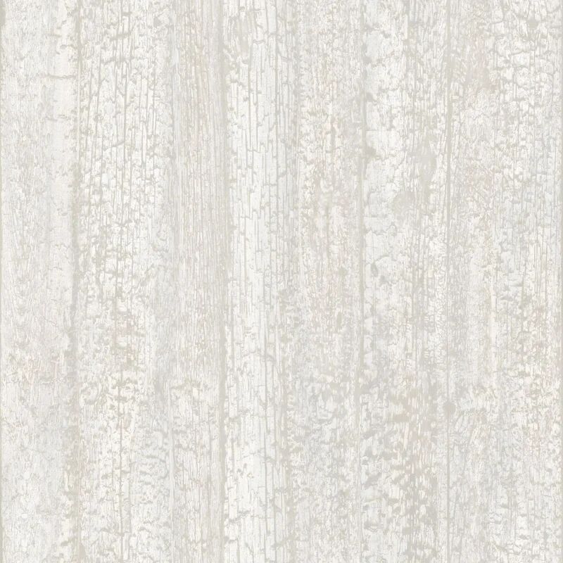 esta carta da parati tavole legno bruciato beige, 53 cm x 10.05 m